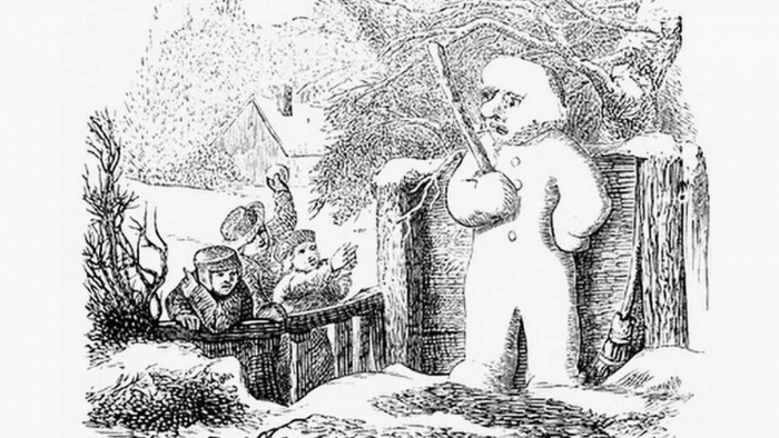 Откуда появился снеговик