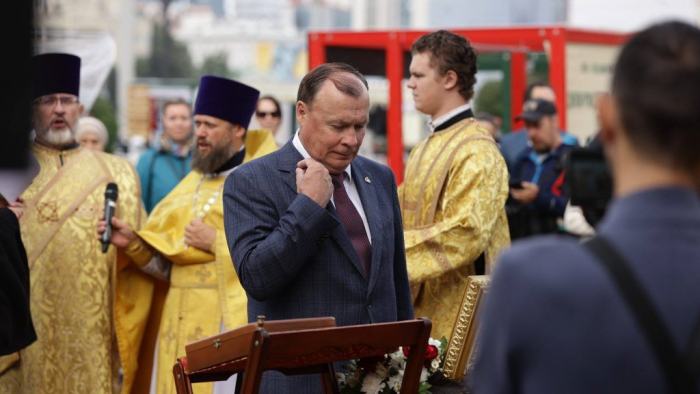 Празднование Дня города началось с богослужения в часовне Святой Екатерины