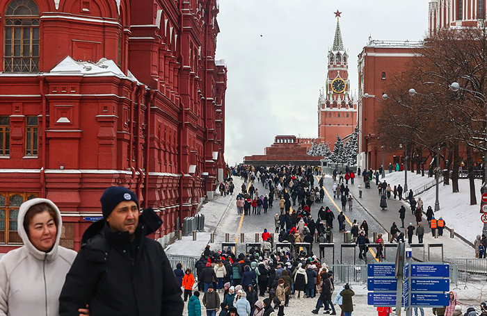 Туристический новогодний ажиотаж в Москве продолжается