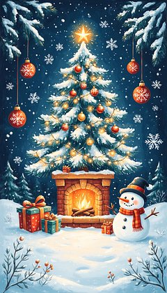 Новогодние обои на телефон. 80+ вертикальных картинок на заставку для праздничного настроения