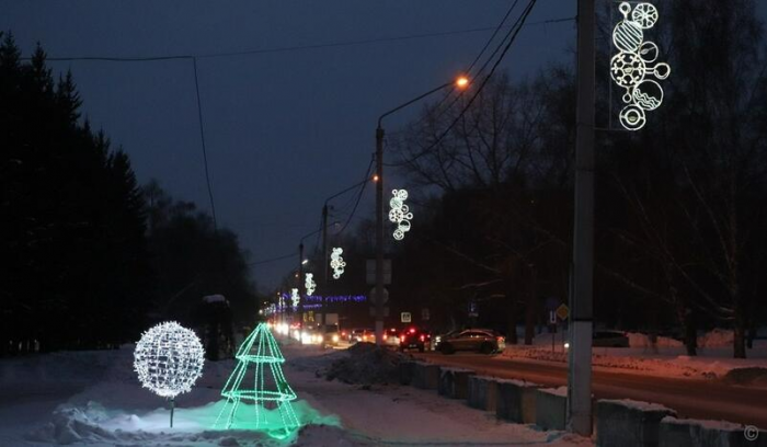 Сияй, Барнаул! Как украсили краевую столицу к Новому году