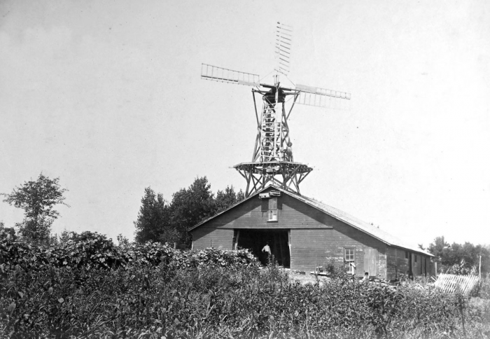 Фотографии 1898 года: Самодельные ветряные мельницы