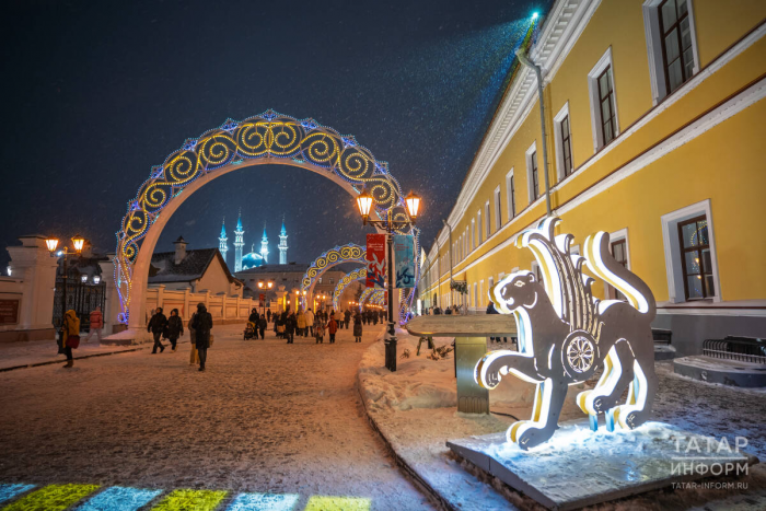 С наступающим! – Казань в новогоднем убранстве