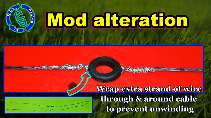 Замена лески на тросик в садовом триммере