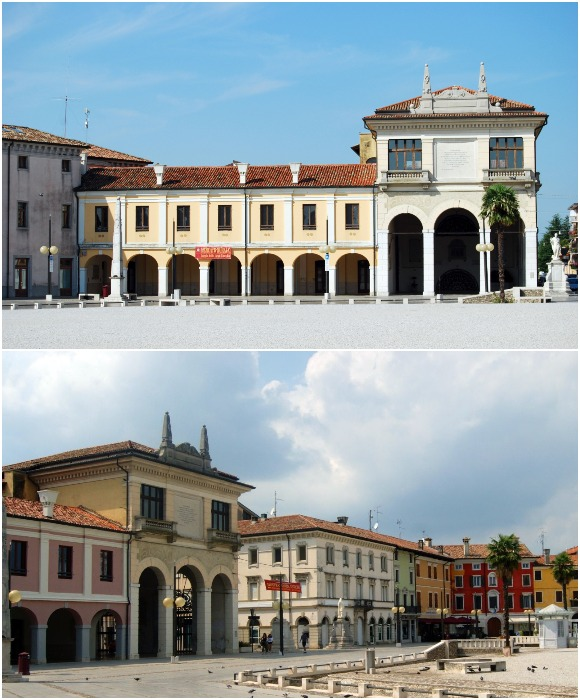 Средневековая утопия: итальянский город-крепость в форме идеальной девятиконечной звезды