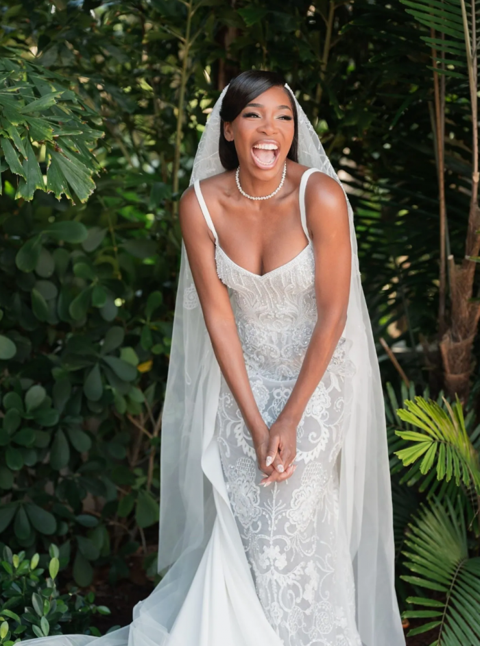 Сменила 10 платьев и получила яхту в подарок от сестры: как прошла свадьба теннисистки Винус Уильямс