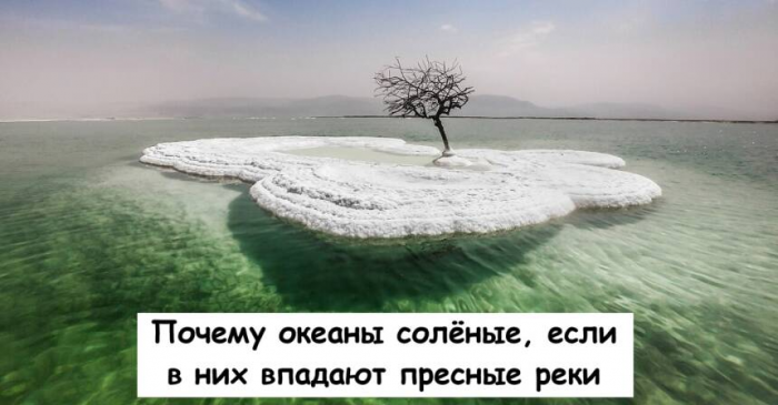 Почему океаны солёные, если в них впадают пресные реки
