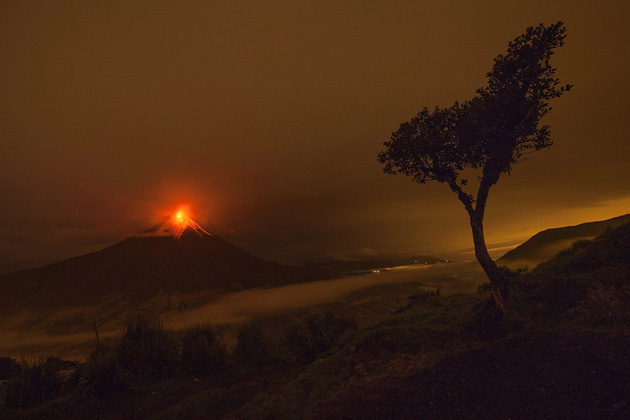 Вид на Помпеи