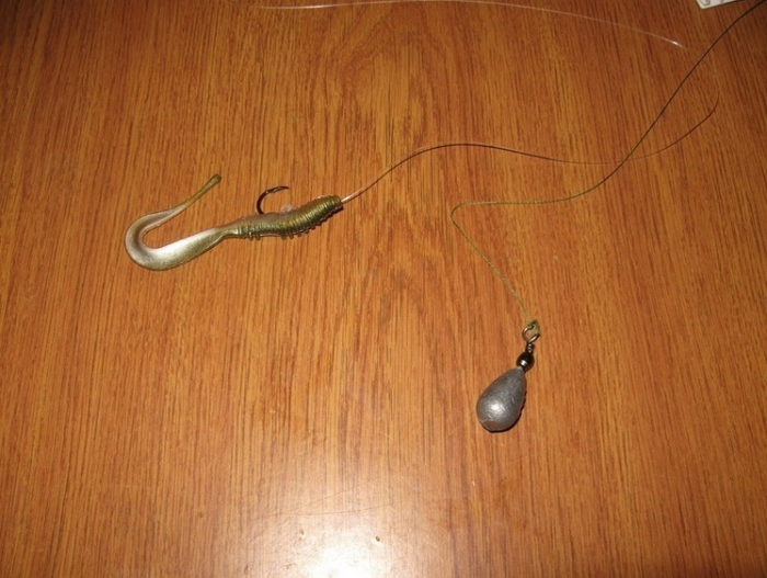 Ловля судака с отводным поводком