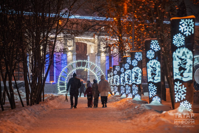 С наступающим! – Казань в новогоднем убранстве