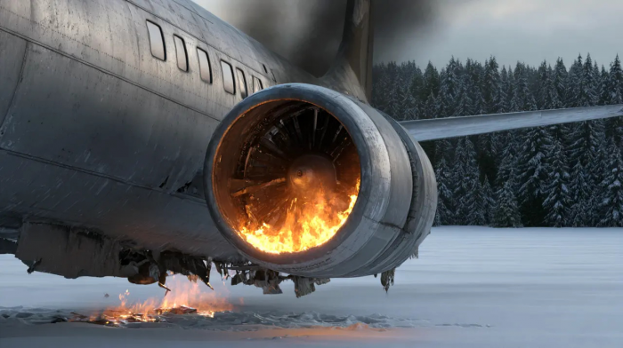 31 декабря в горящем самолёте, в лесу: Люди толпой врывались на борт, опаздывая к новогоднему столу