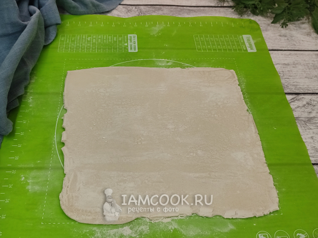 Эчпочмак из слоеного теста
