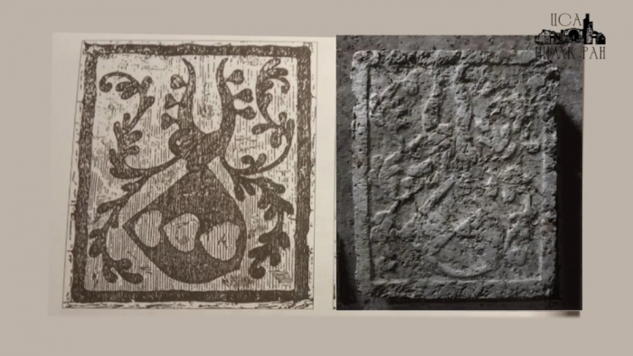 В канализации Выборга археологи нашли плиту XV века со шведским гербом