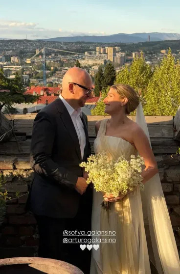 Оксана Бондаренко с детьми, Нино Шаматава, Анка Цицишвили и московская арт-тусовка на русско-итальянской свадьбе Софьи Симаковой в Тбилиси
