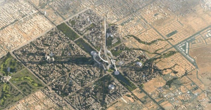 Рендеры двухкилометровой башни Rise Tower, которая станет самым высоким зданием планеты