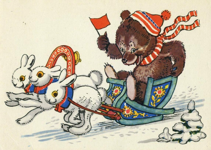 25 очень смешных советских новогодних открыток