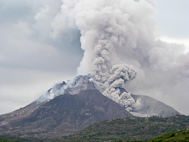 Вид на Помпеи
