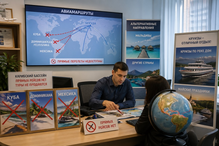 Ростовские туристы не смогут полететь в Мексику, Кубу и Доминикану