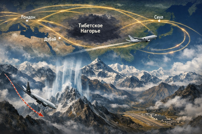 Тибет остается особой зоной на Земле, над которой не летают самолеты