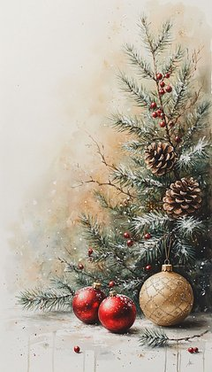 Новогодние обои на телефон. 80+ вертикальных картинок на заставку для праздничного настроения