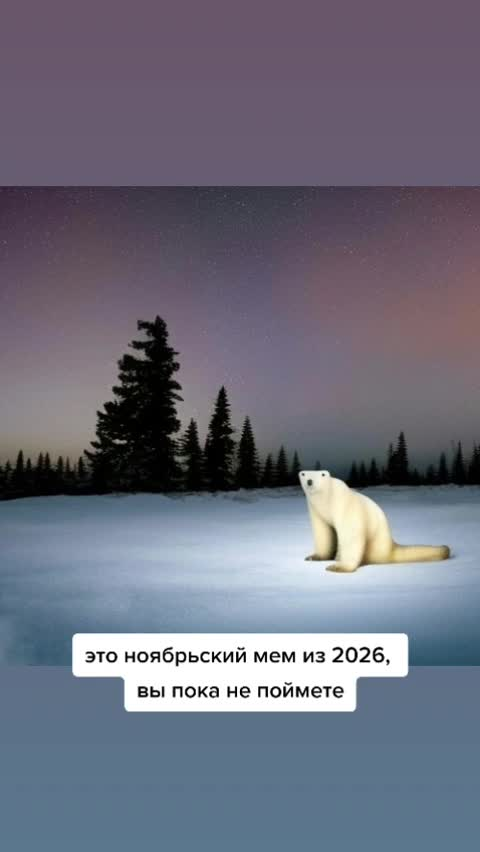 Почему школьники боятся мема «Белый медведь 2026», и в чем его смысл