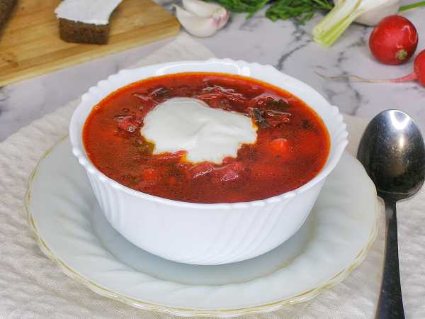 Весенний борщ