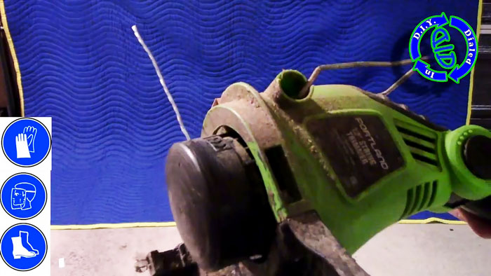 Замена лески на тросик в садовом триммере