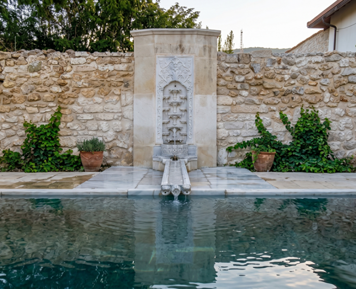 В Ханском дворце отреставрировали самый загадочный фонтан