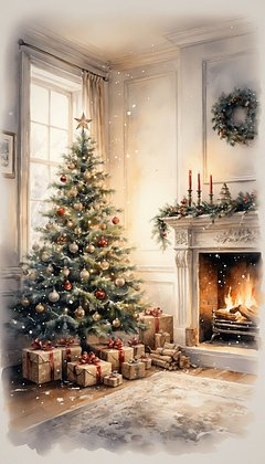 Новогодние обои на телефон. 80+ вертикальных картинок на заставку для праздничного настроения