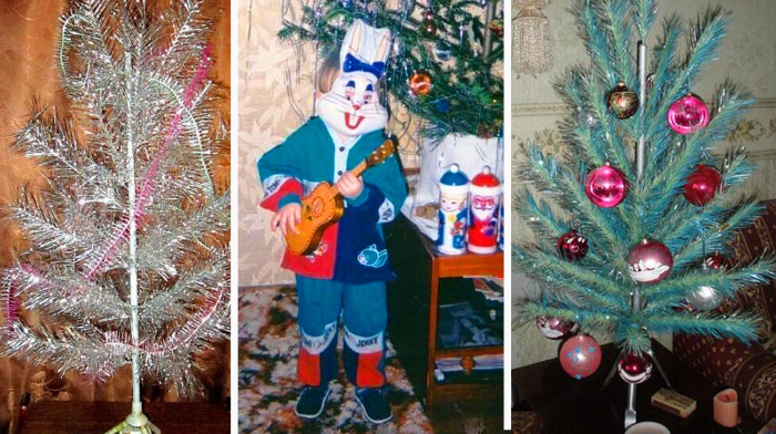 Как выглядели домашние новогодние елки в России 1990-х годов (ностальгическая и местами смешная фотоподборка)