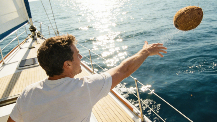 Кто и зачем бросает в море кокосы