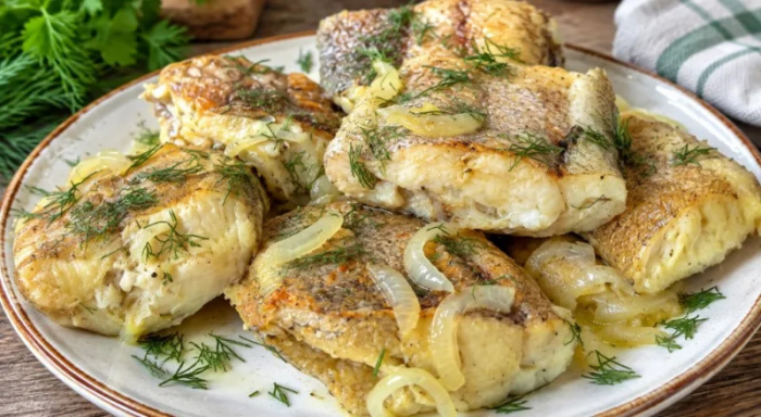 Быстрее и вкуснее любых котлет: как приготовить потрясающе сочную рыбу с луком всего за 15 минут
